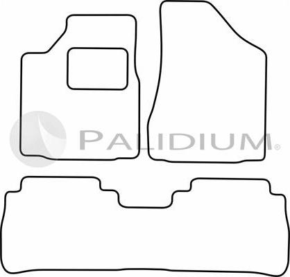 Ashuki PAL18-1116 - Комплект ковриков autosila-amz.com