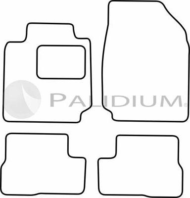 Ashuki PAL18-1110 - Комплект ковриков autosila-amz.com