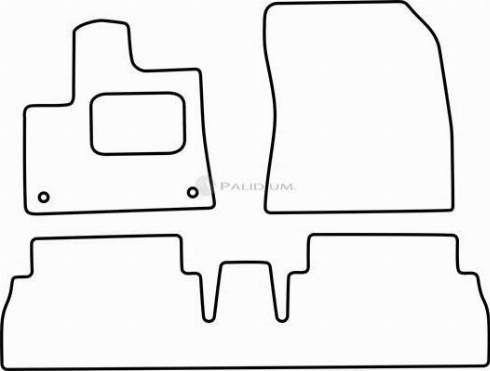 Ashuki PAL18-1184 - Комплект ковриков autosila-amz.com