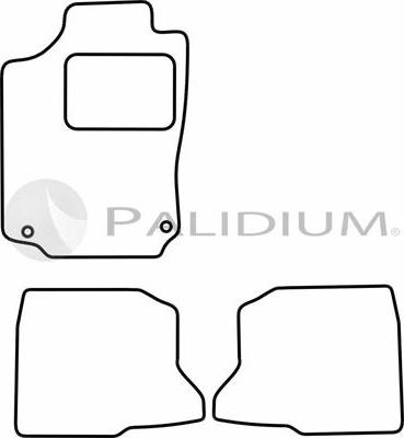 Ashuki PAL18-1181 - Комплект ковриков autosila-amz.com