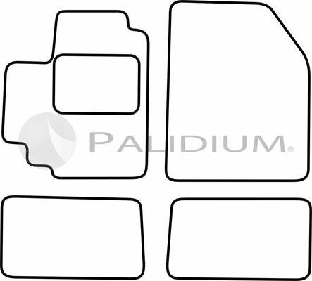 Ashuki PAL18-1137 - Комплект ковриков autosila-amz.com