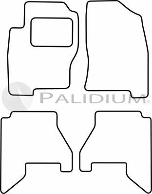 Ashuki PAL18-1126 - Комплект ковриков autosila-amz.com