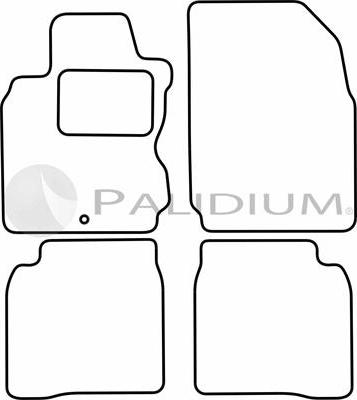 Ashuki PAL18-1122 - Комплект ковриков autosila-amz.com