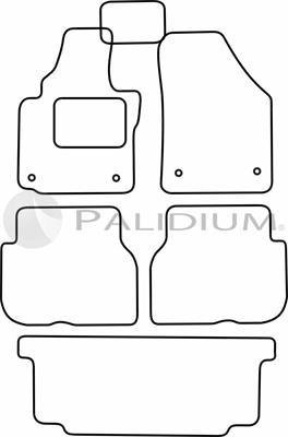 Ashuki PAL18-1853 - Комплект ковриков autosila-amz.com