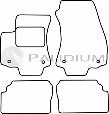 Ashuki PAL18-1244 - Комплект ковриков autosila-amz.com