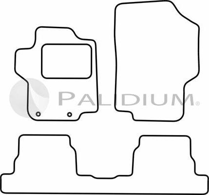 Ashuki PAL18-1256 - Комплект ковриков autosila-amz.com