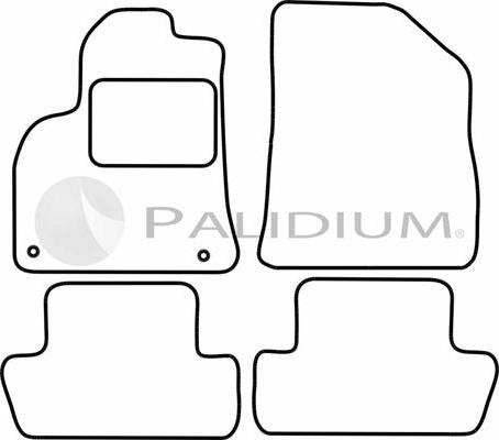 Ashuki PAL18-1269 - Комплект ковриков autosila-amz.com