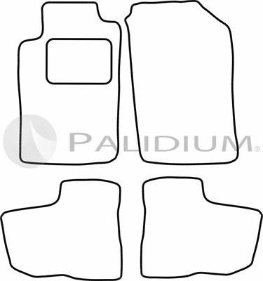 Ashuki PAL18-1261 - Комплект ковриков autosila-amz.com