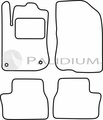 Ashuki PAL18-1267 - Комплект ковриков autosila-amz.com