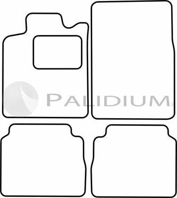 Ashuki PAL18-1214 - Комплект ковриков autosila-amz.com