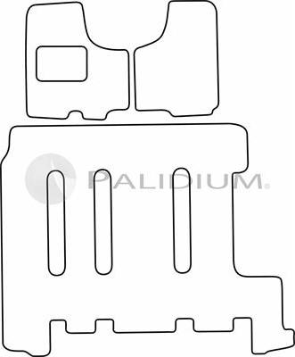 Ashuki PAL18-1232 - Комплект ковриков autosila-amz.com