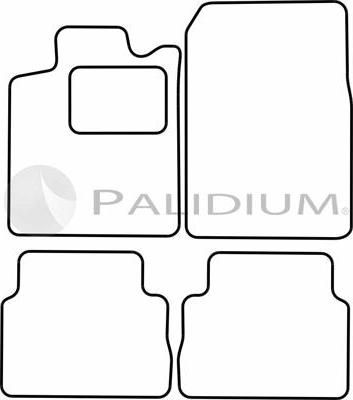 Ashuki PAL18-1224 - Комплект ковриков autosila-amz.com