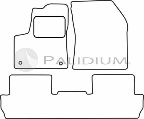 Ashuki PAL18-1270 - Комплект ковриков autosila-amz.com