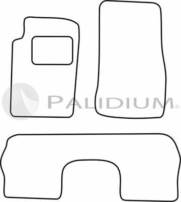 Ashuki PAL18-1273 - Комплект ковриков autosila-amz.com