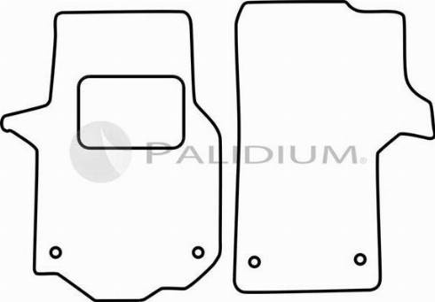 Ashuki PAL18-1795 - Комплект ковриков autosila-amz.com