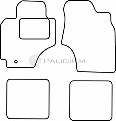 Ashuki PAL18-1751 - Комплект ковриков autosila-amz.com