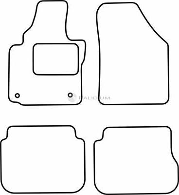 Ashuki PAL18-1785 - Комплект ковриков autosila-amz.com