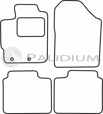 Ashuki PAL18-1773 - Комплект ковриков autosila-amz.com