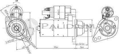 Ashuki PAL17-1006 - Стартер autosila-amz.com