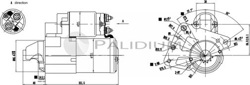 Ashuki PAL17-1014 - Стартер autosila-amz.com