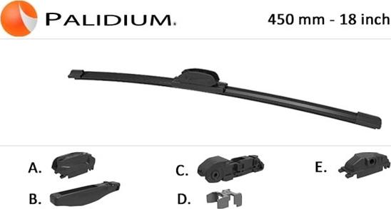 Ashuki PAL7-2450 - Щетка стеклоочистителя autosila-amz.com