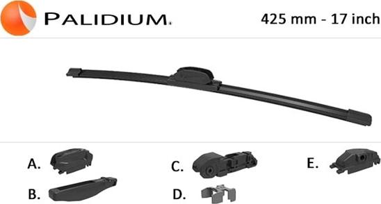 Ashuki PAL7-2430 - Щетка стеклоочистителя autosila-amz.com