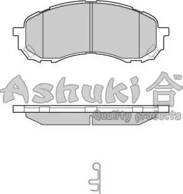 Ashuki S011-47 - Тормозные колодки, дисковые, комплект autosila-amz.com