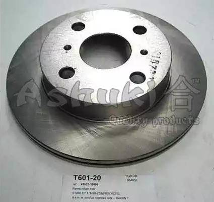 Ashuki T601-20 - Тормозной диск autosila-amz.com