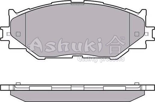 Ashuki T112-89 - Тормозные колодки, дисковые, комплект autosila-amz.com