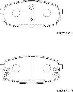 Magneti Marelli 363916061001 - Тормозные колодки, дисковые, комплект autosila-amz.com