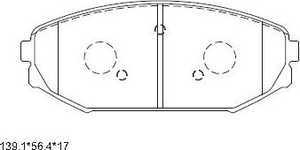 Asimco KD1796F - Тормозные колодки, дисковые, комплект autosila-amz.com