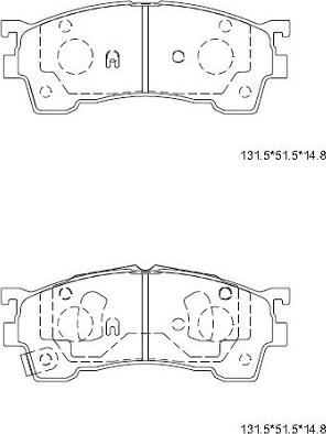 Valeo 606480 - Тормозные колодки, дисковые, комплект autosila-amz.com