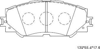 Asimco KD2780 - ТОРМОЗНЫЕ КОЛОДКИ autosila-amz.com