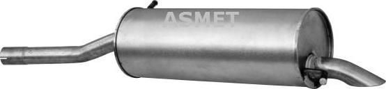 Asmet 09.094 - Глушитель выхлопных газов, конечный autosila-amz.com