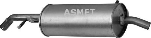 Asmet 09.061 - Глушитель выхлопных газов, конечный autosila-amz.com