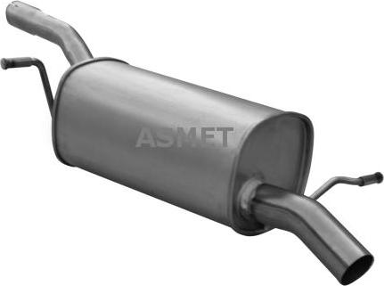 Asmet 09.108 - Глушитель выхлопных газов, конечный autosila-amz.com