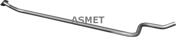 Asmet 09.103 - Выхлопная труба CITROEN C3 II 1.1/1.4 09.09-09.16 autosila-amz.com