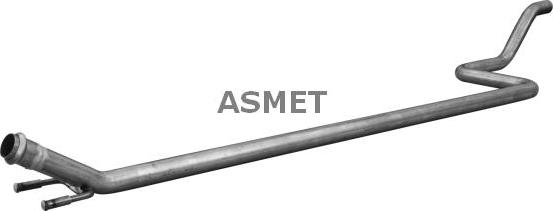 Asmet 09.107 - Труба выхлопного газа autosila-amz.com