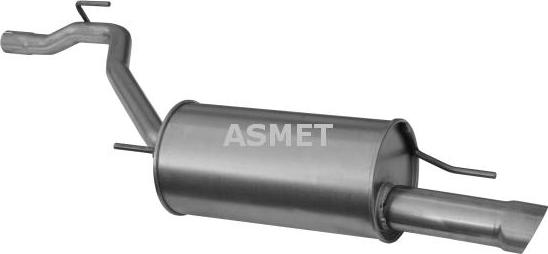 Asmet 04.071 - Глушитель выхлопных газов, конечный autosila-amz.com