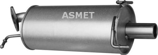 Asmet 05.199 - Глушитель выхлопных газов, конечный autosila-amz.com