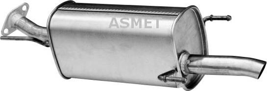 Asmet 05.160 - Глушитель выхлопных газов, конечный autosila-amz.com