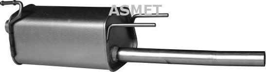 Asmet 05.168 - Глушитель выхлопных газов, конечный autosila-amz.com