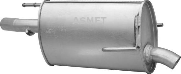 Asmet 05.163 - Глушитель выхлопных газов, конечный autosila-amz.com