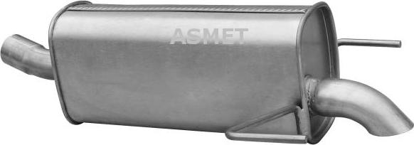 Asmet 05.184 - Глушитель выхлопных газов, конечный autosila-amz.com