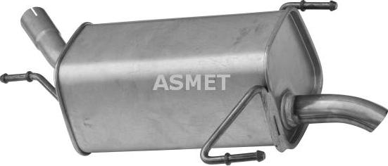 Asmet 05.132 - Глушитель выхлопных газов, конечный autosila-amz.com