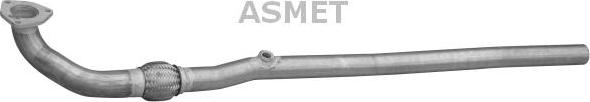 Asmet 05121 - Труба выхлопного газа autosila-amz.com