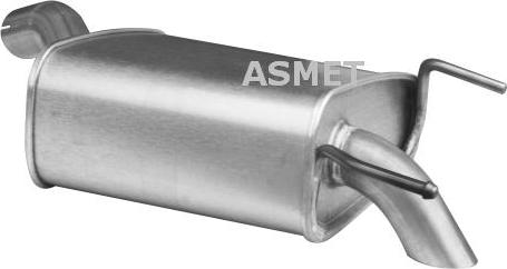 Asmet 05.170 - Глушитель выхлопных газов, конечный autosila-amz.com