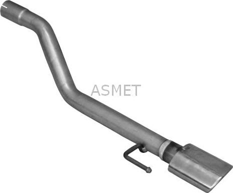 Asmet 05.245 - Труба выхлопного газа autosila-amz.com