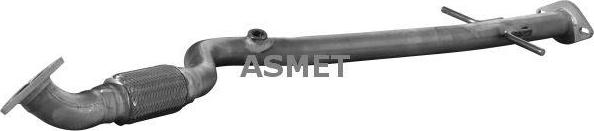 Asmet 05.246 - Труба выхлопного газа autosila-amz.com