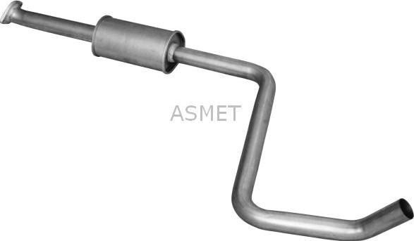Asmet 05.241 - Средний глушитель выхлопных газов autosila-amz.com